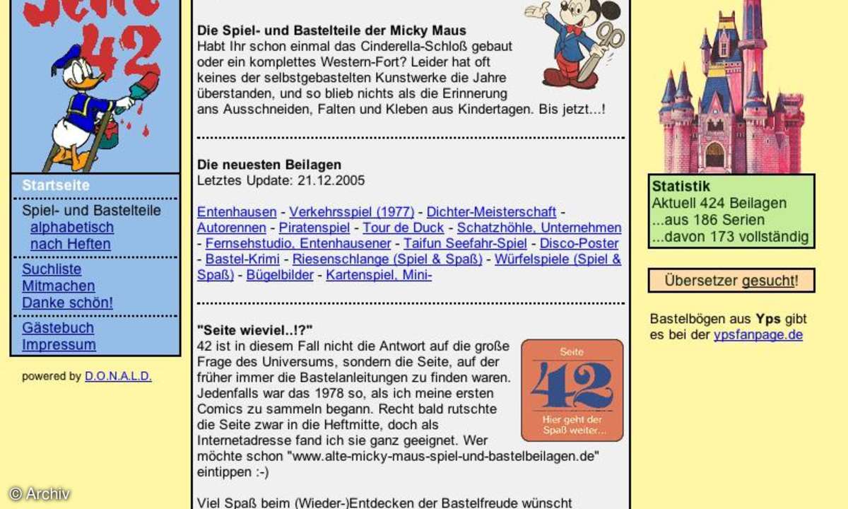 Coole Sites: Seite42.de