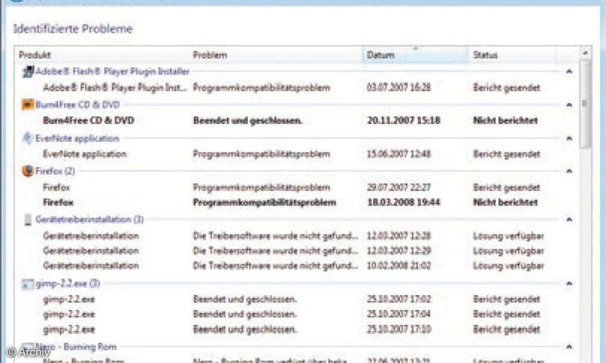 IT Professional Windows Protokolle: Windows-Fehldiagnose