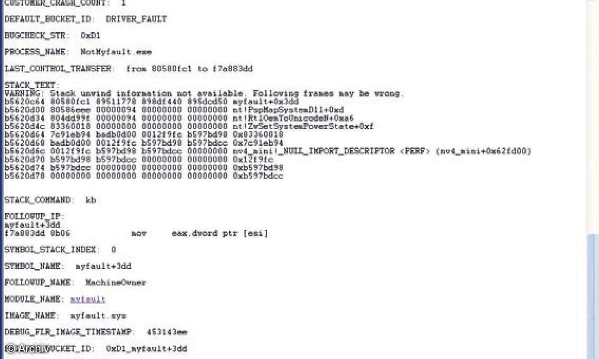 IT Professional Windows Protokolle: Windows-Fehldiagnose