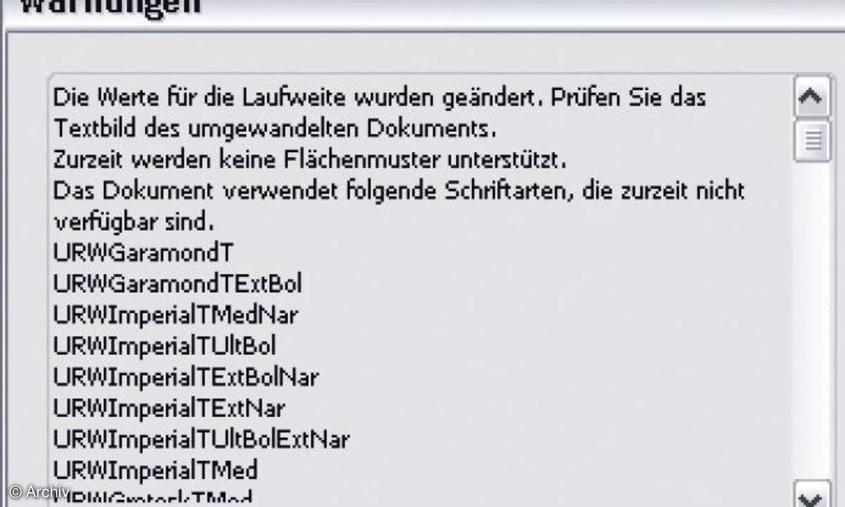 IT Professional Schriften verwalten: Fronts managen