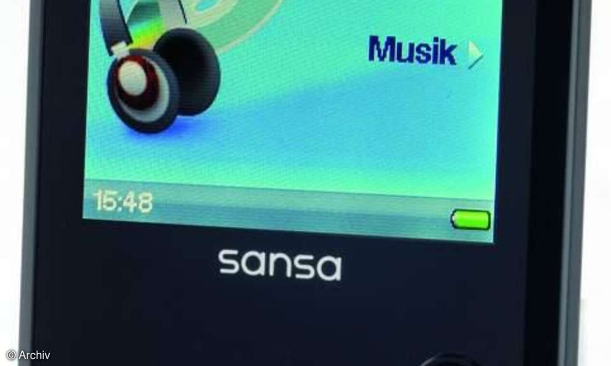 Hardware MP3-Player: MP3-Player mit Flash-Speicher ab 100 Euro