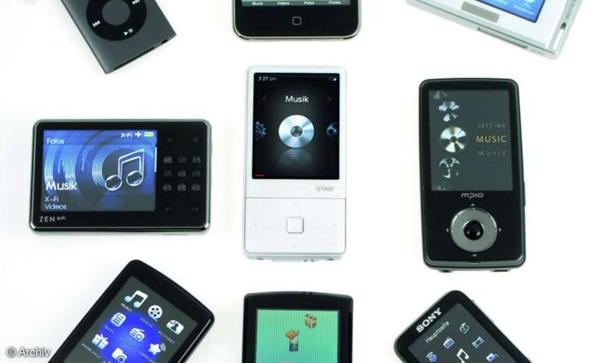 Hardware MP3-Player: MP3-Player mit Flash-Speicher ab 100 Euro