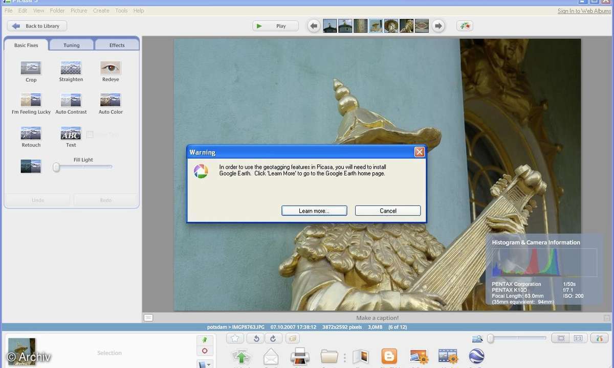 Picasa 3 ist fertig