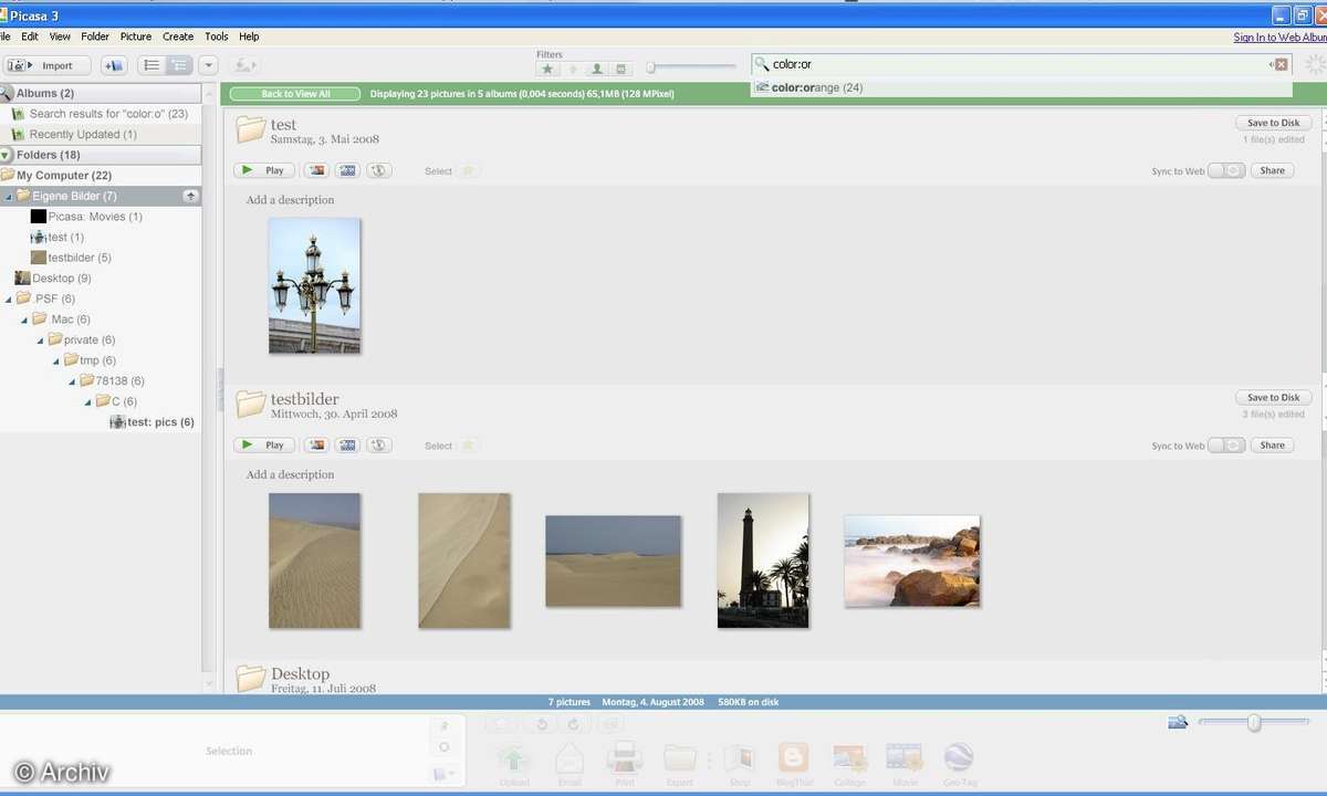 Picasa 3 ist fertig