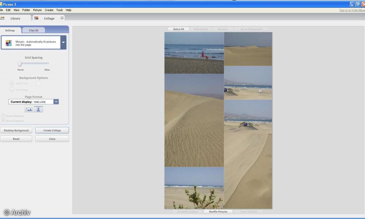 Picasa 3 ist fertig