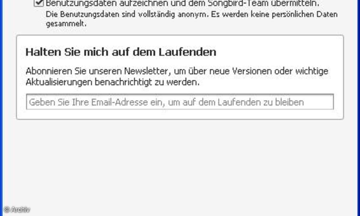 So wird Songbird installiert