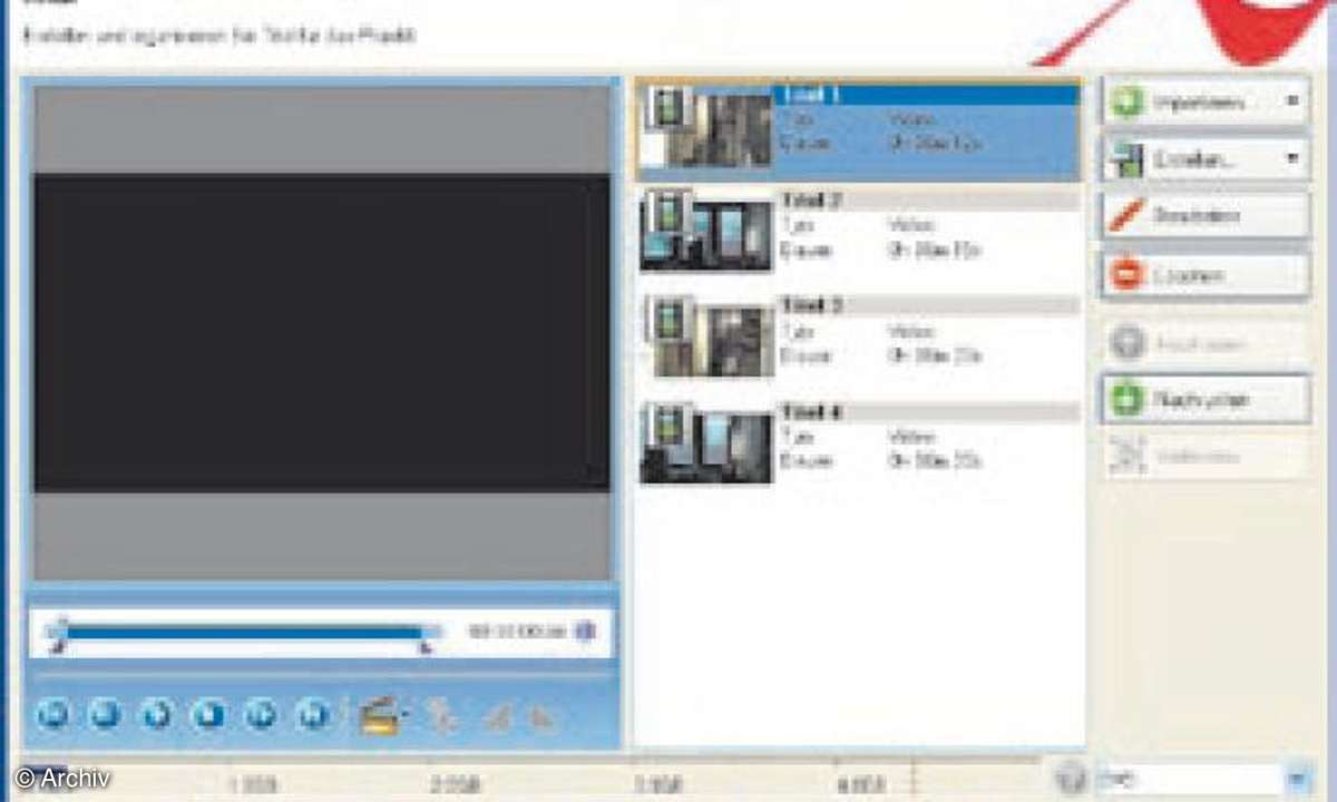 Software Smart Rendering -AVCHD-Smart-Rendering in Videoschnittprogrammen
