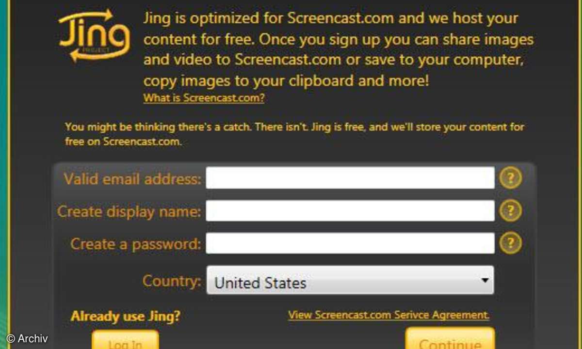Screencasten mit Jing