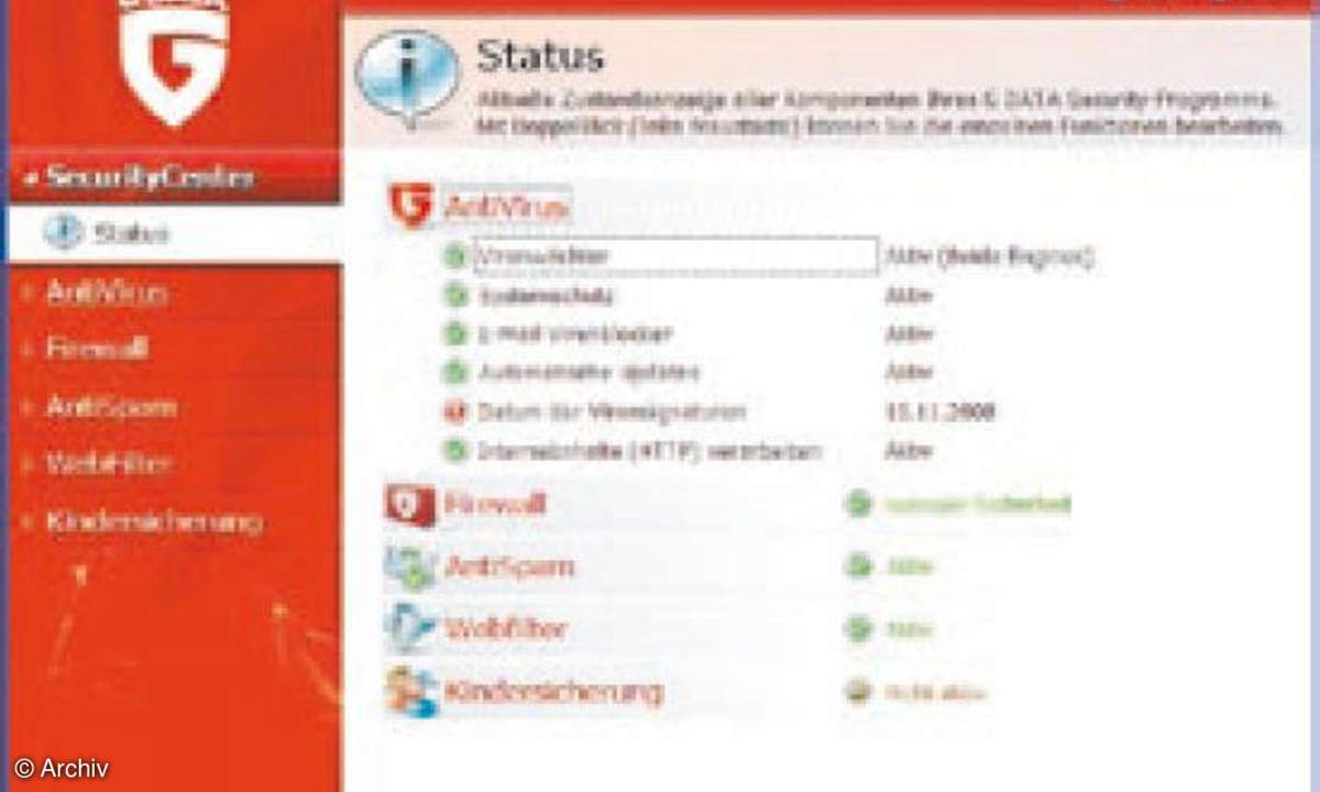 Software Test Sicherheitssuiten -16 Sicherheitssuiten im Test