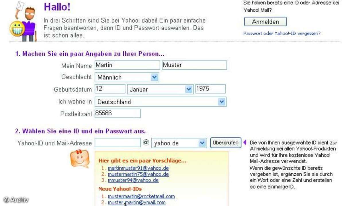 Spamkiller und Wegwerf-Mails