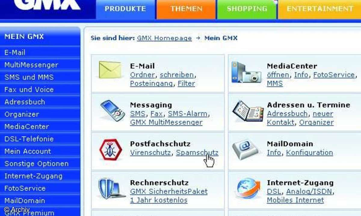 Spamkiller und Wegwerf-Mails
