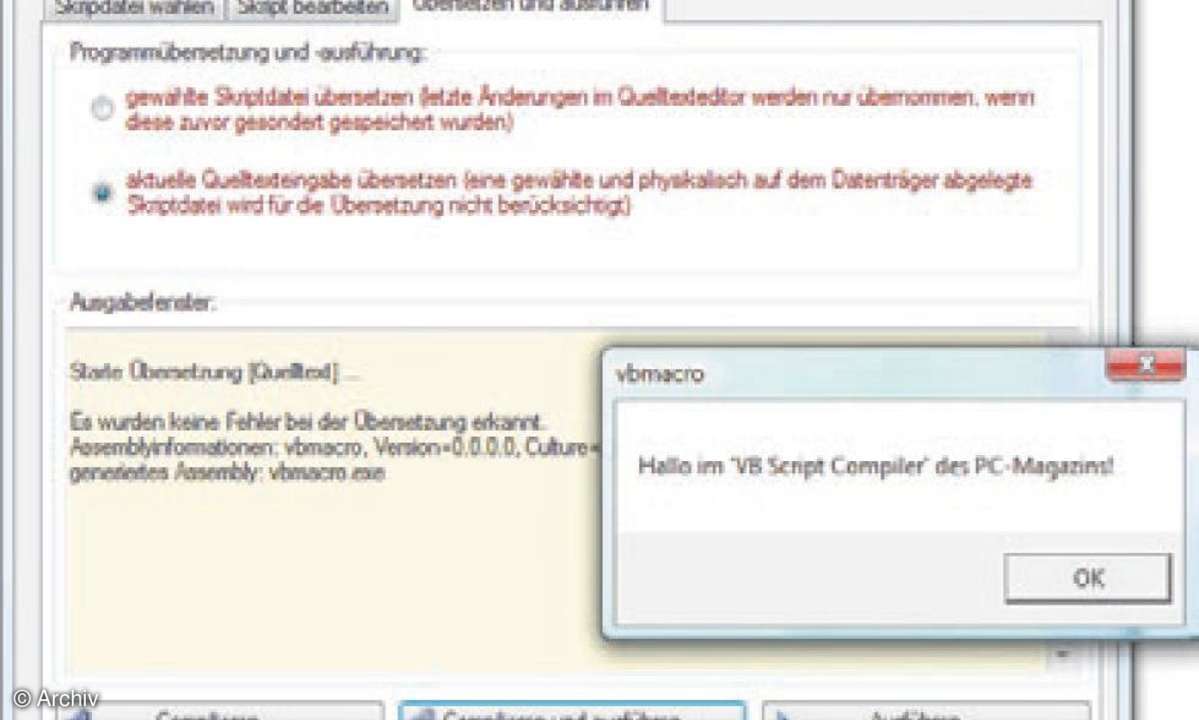 IT Professional VB 2008: Script Compiler für Visual Basic 2008