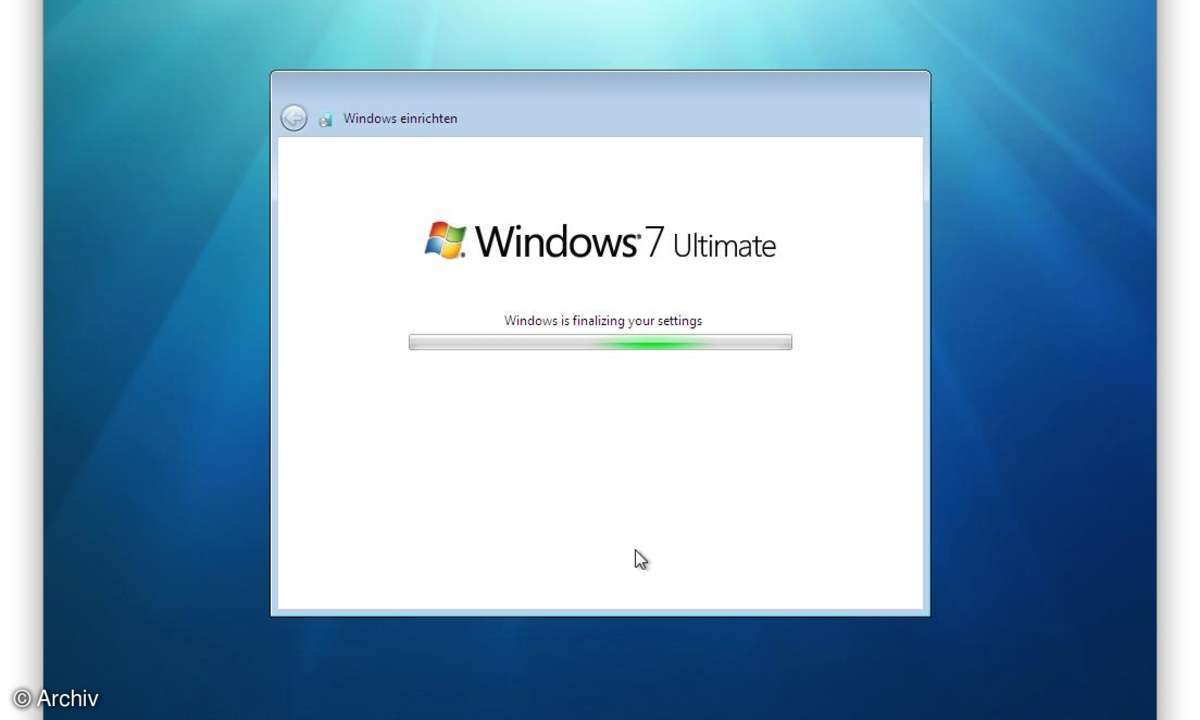 Windows 7 beta installieren