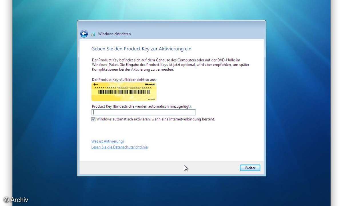 Windows 7 beta installieren