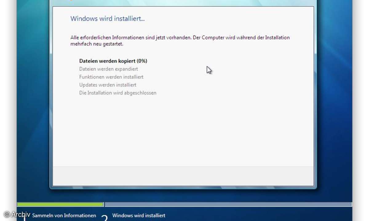 Windows 7 beta installieren