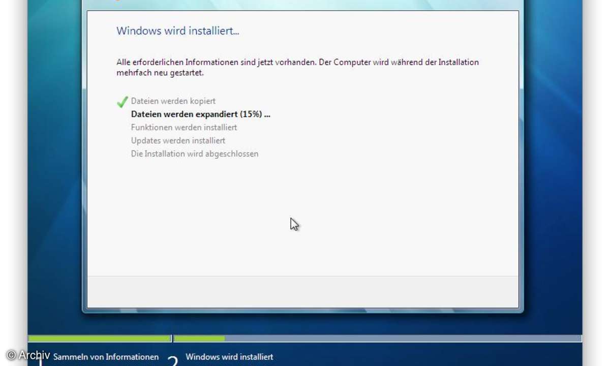 Windows 7 beta installieren