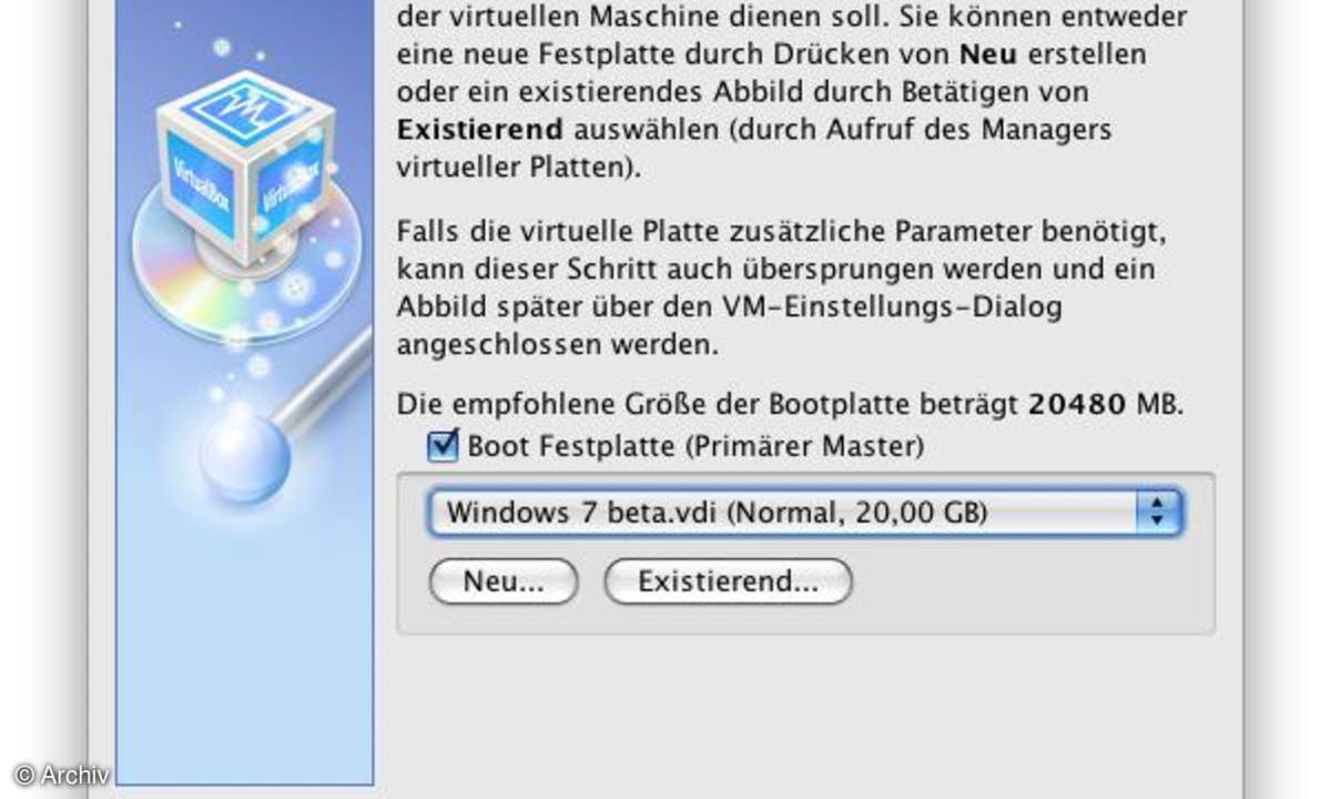 Windows 7 beta installieren