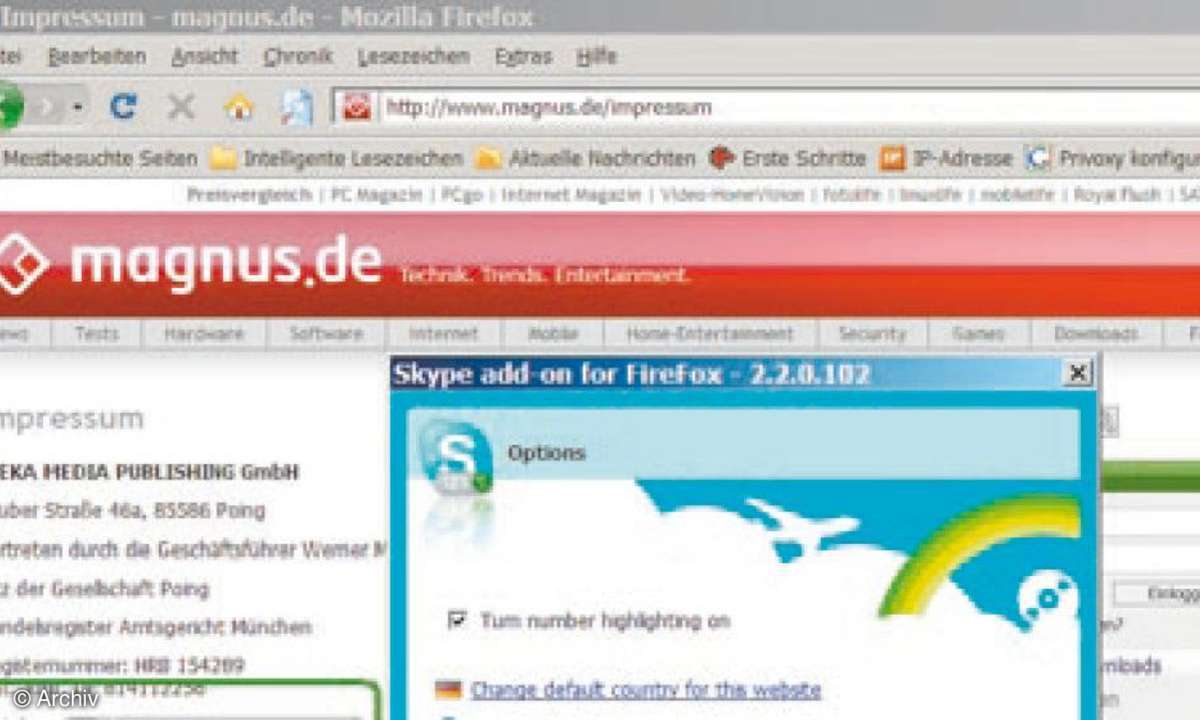 Titelthema Kommunikation: Skype mit Extras erweitern