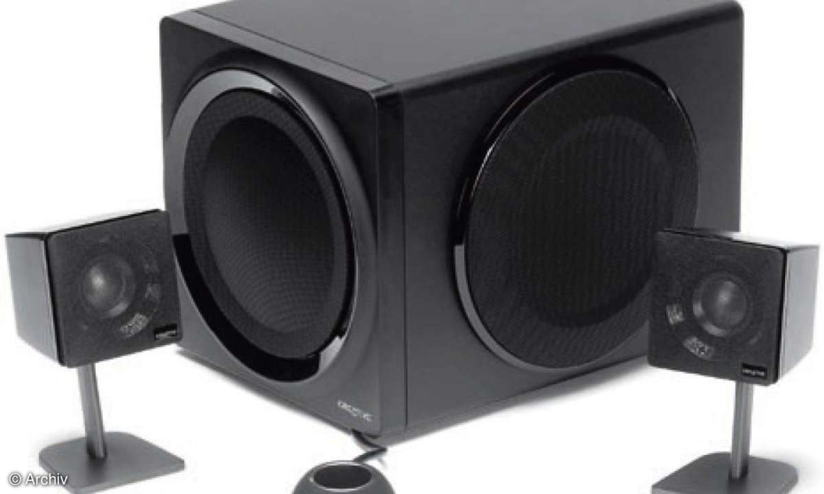Hardware Sound am PC: 2.1-PC-Lautsprechersysteme im Test