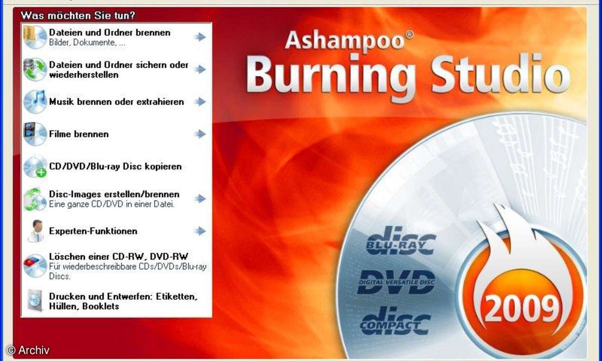 Ashampoo Burning Studio 2009