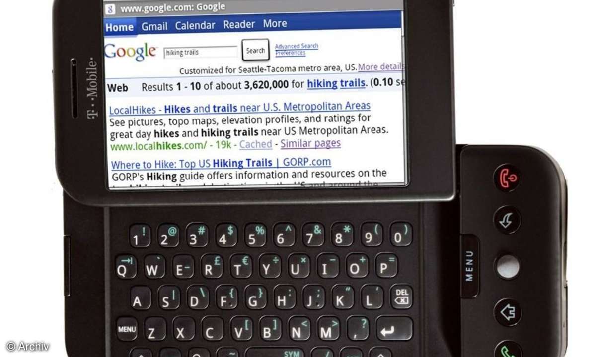 T-Mobile bringt Google-Handy G1 im Februar