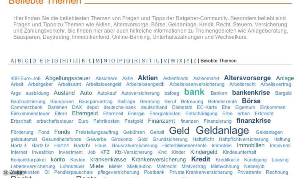 Finanzkrise Spezial