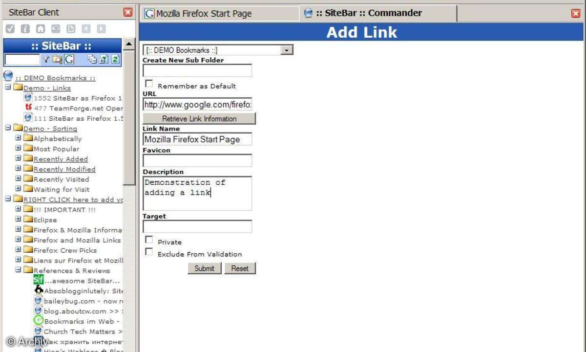 SiteBar