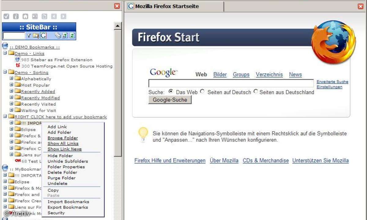 SiteBar