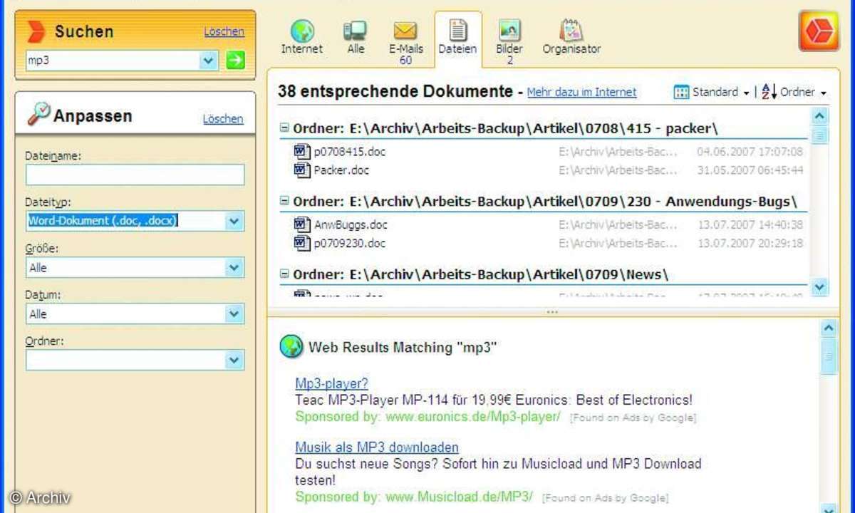 Dateien richtig vorbereiten