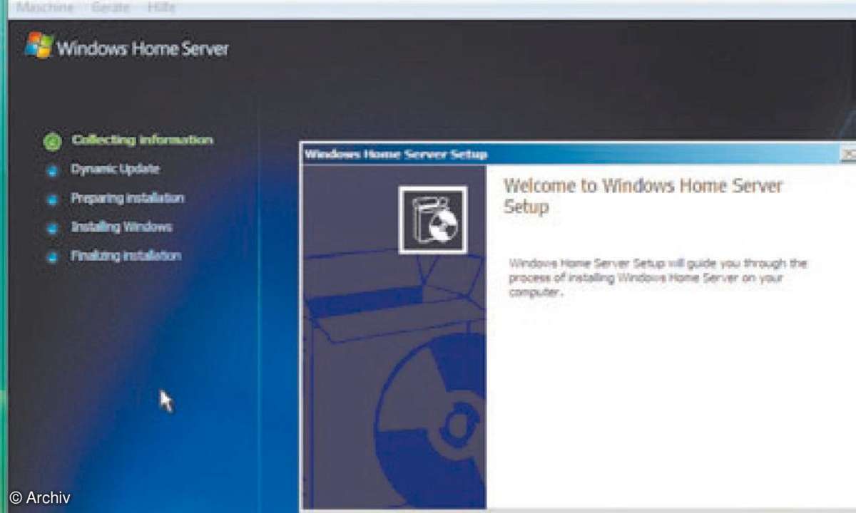 Home Server einrichten