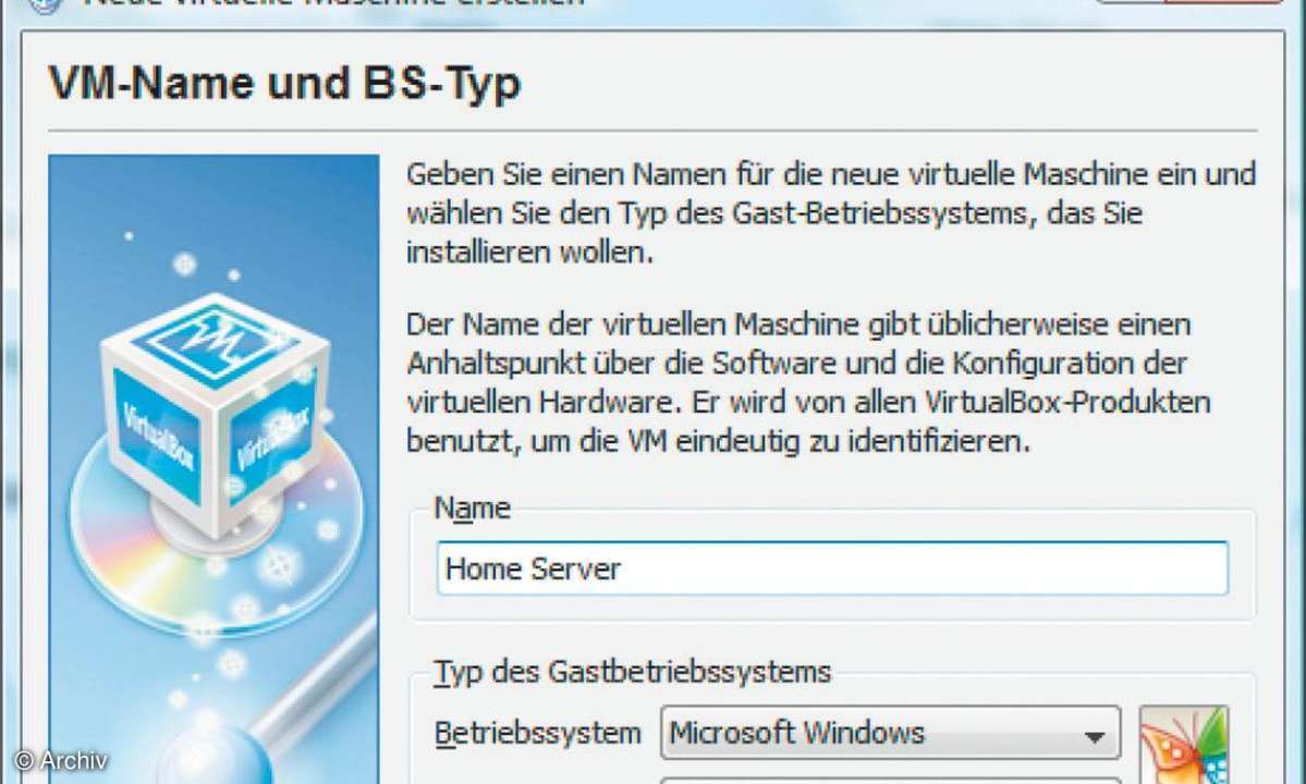 Home Server einrichten