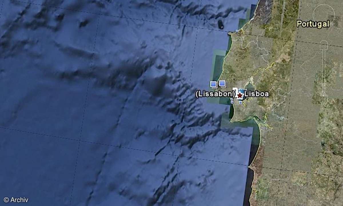 Google Earth: Tiefseetauchen