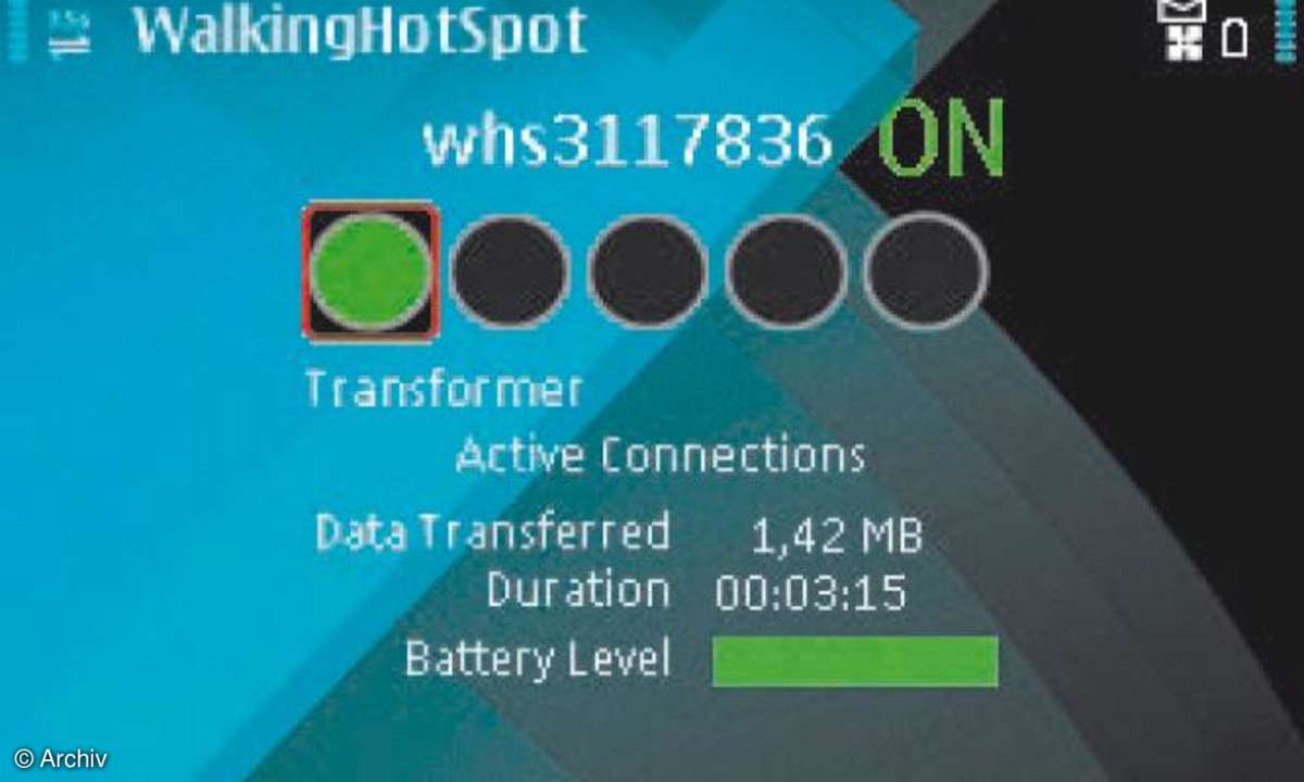 Smartphones als WLAN-Router