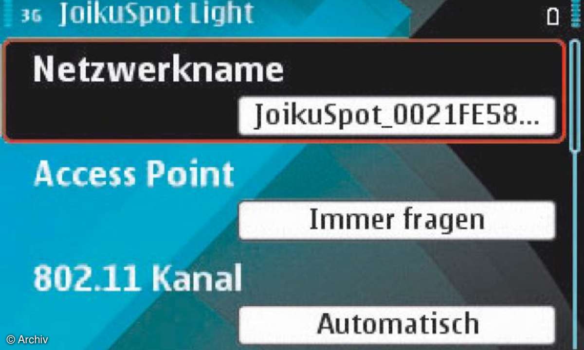 Smartphones als WLAN-Router