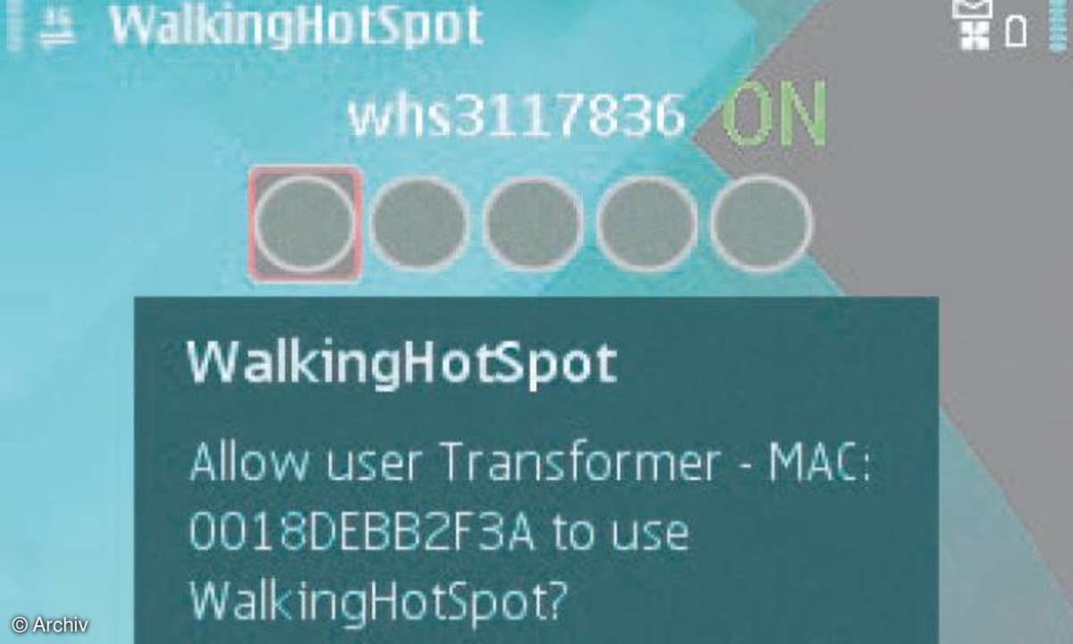 Smartphones als WLAN-Router