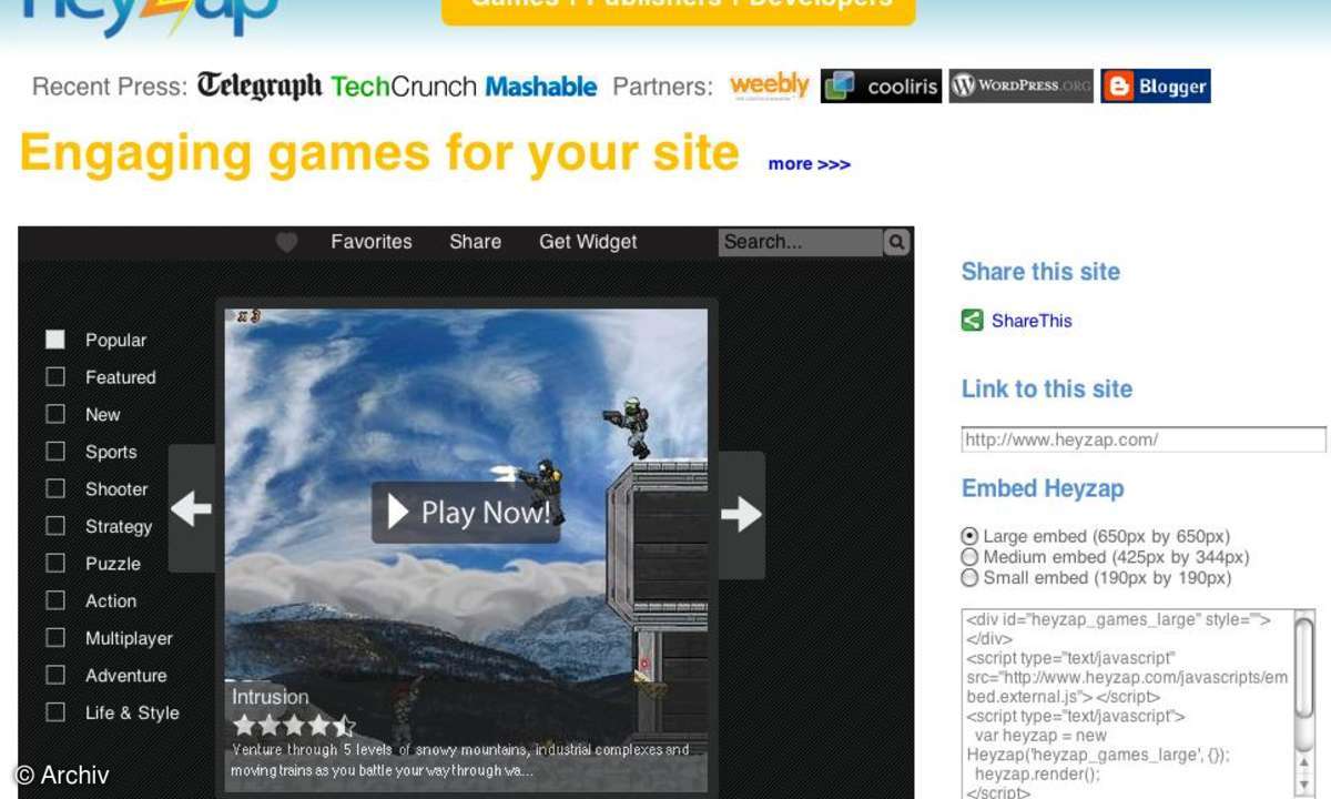 Coole Sites