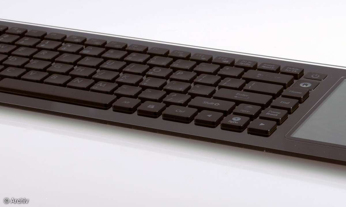 Asus Eee Keyboard mit integriertem Wohnzimmer-PC