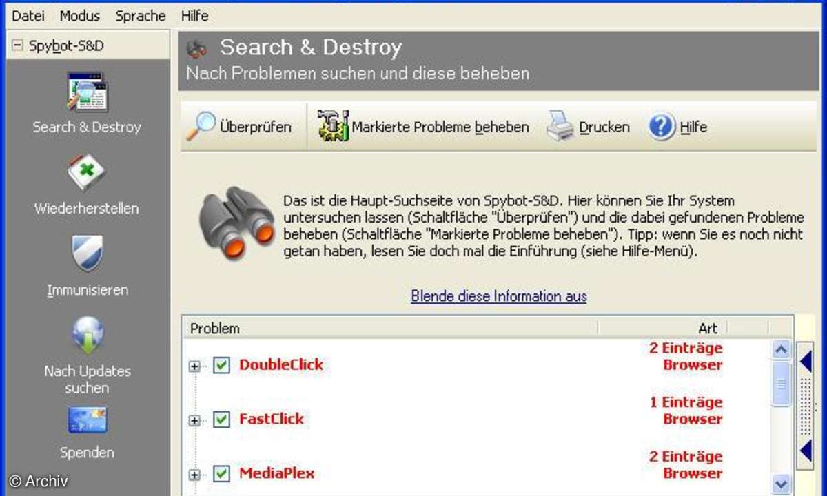 Spybot Search & Destroy