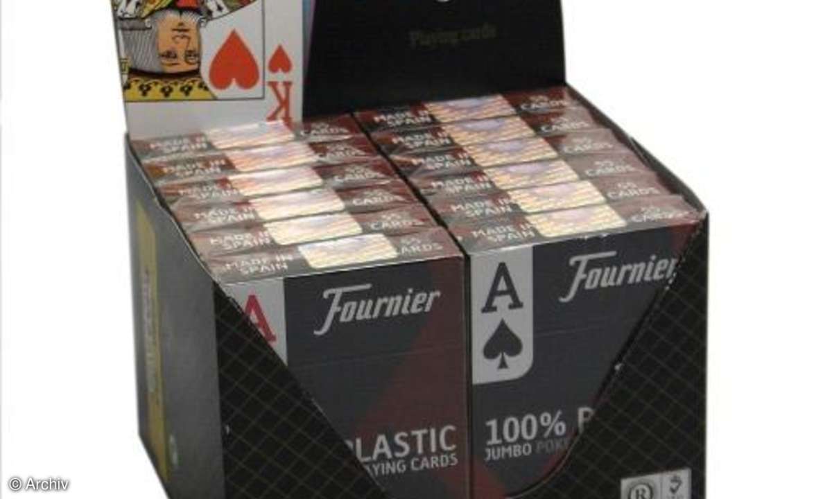 Plastik-Spielkarten