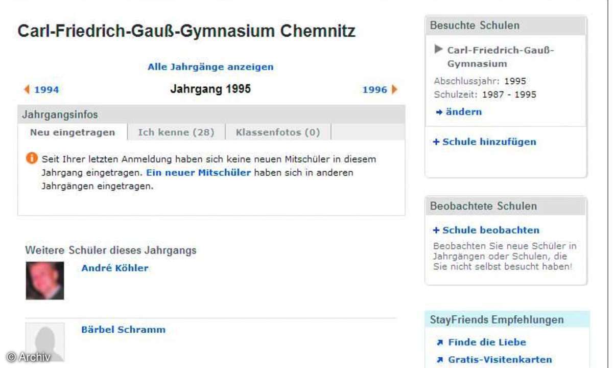 Personensuche im Web