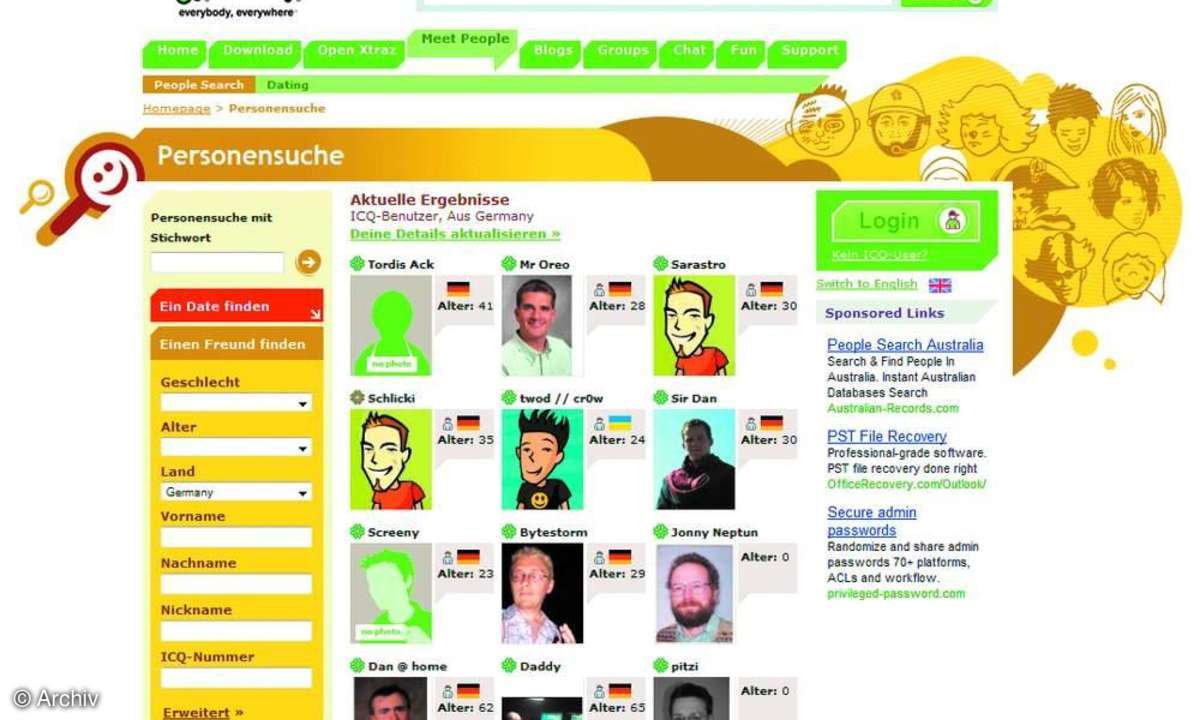 Personensuche im Web