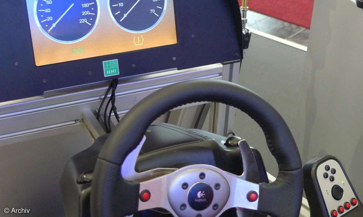 Das 3-D-Auto-Cockpit