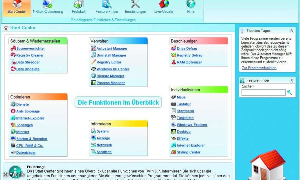 PC-Optimierung für Windows XP