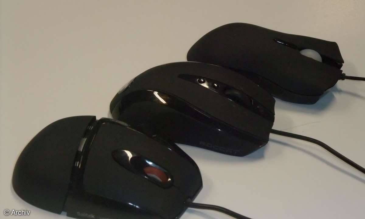Spielemäuse von Razer, Roccat und Saitek im Test