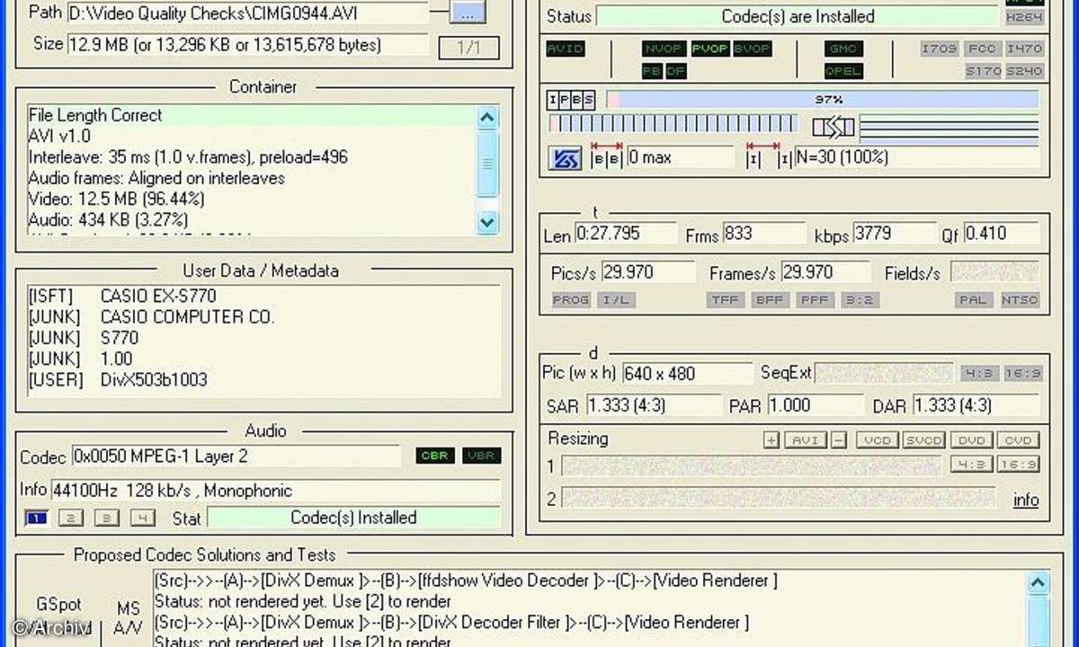 Videoformate im Griff