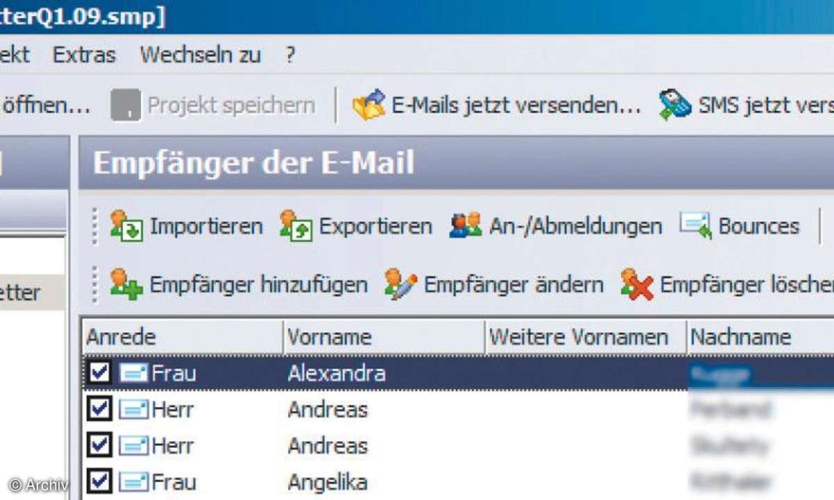 Serien-E-Mails