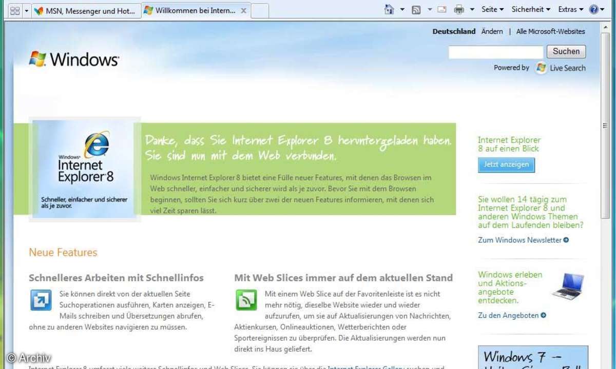 Internet Explorer 8