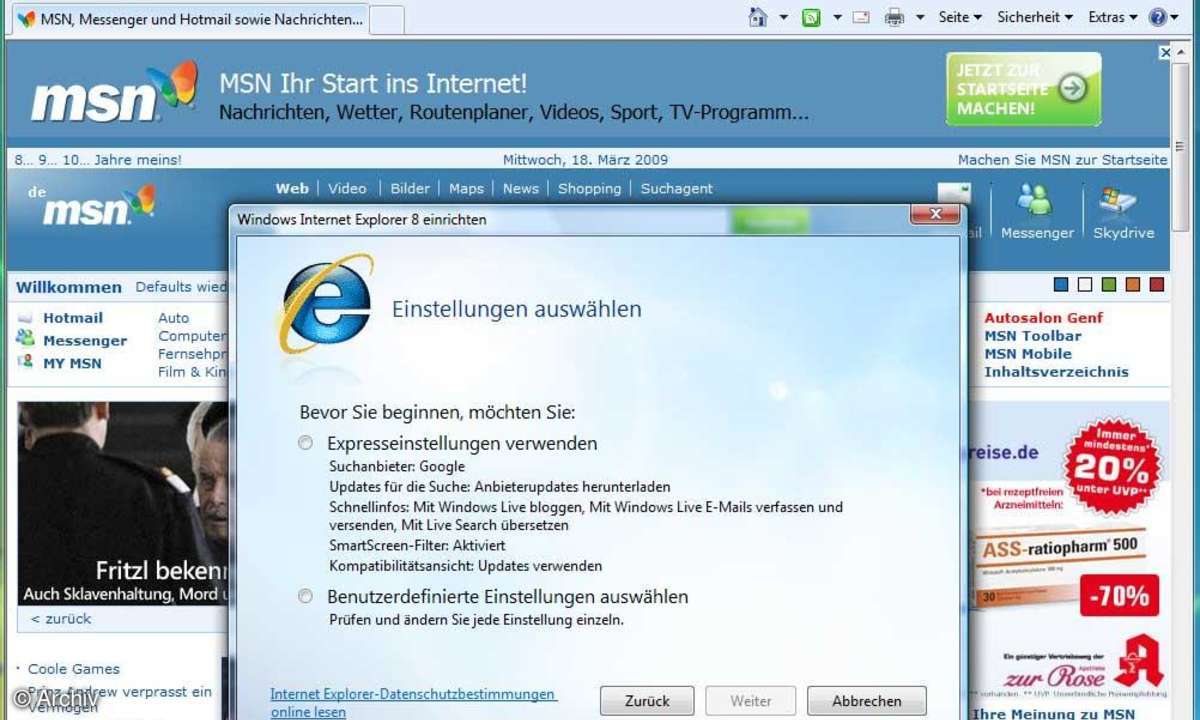 Internet Explorer 8
