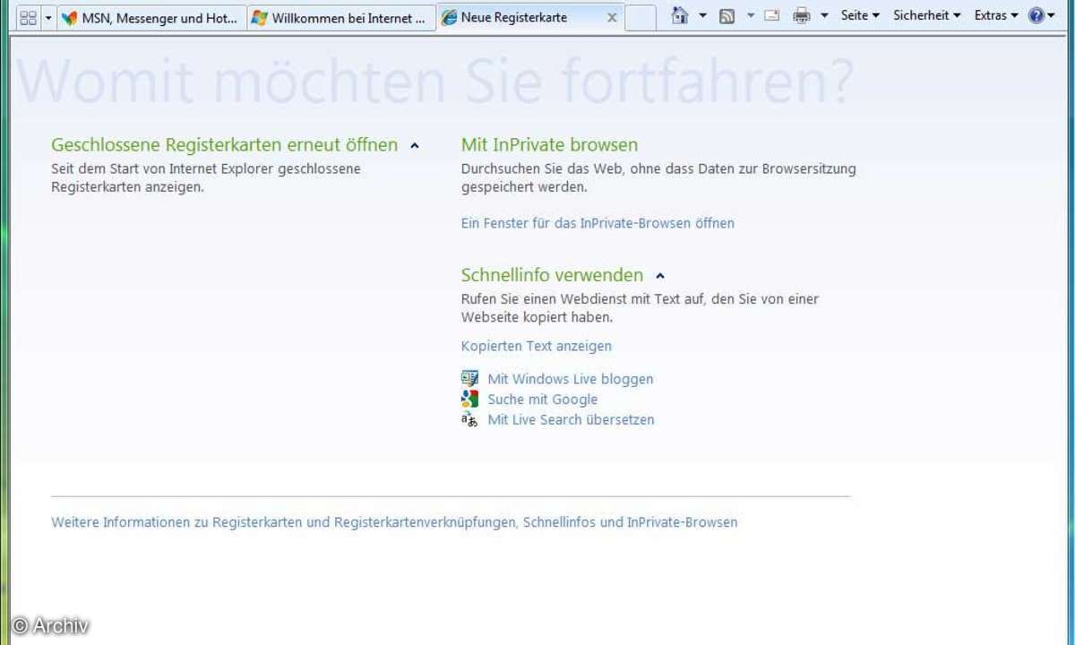 Internet Explorer 8