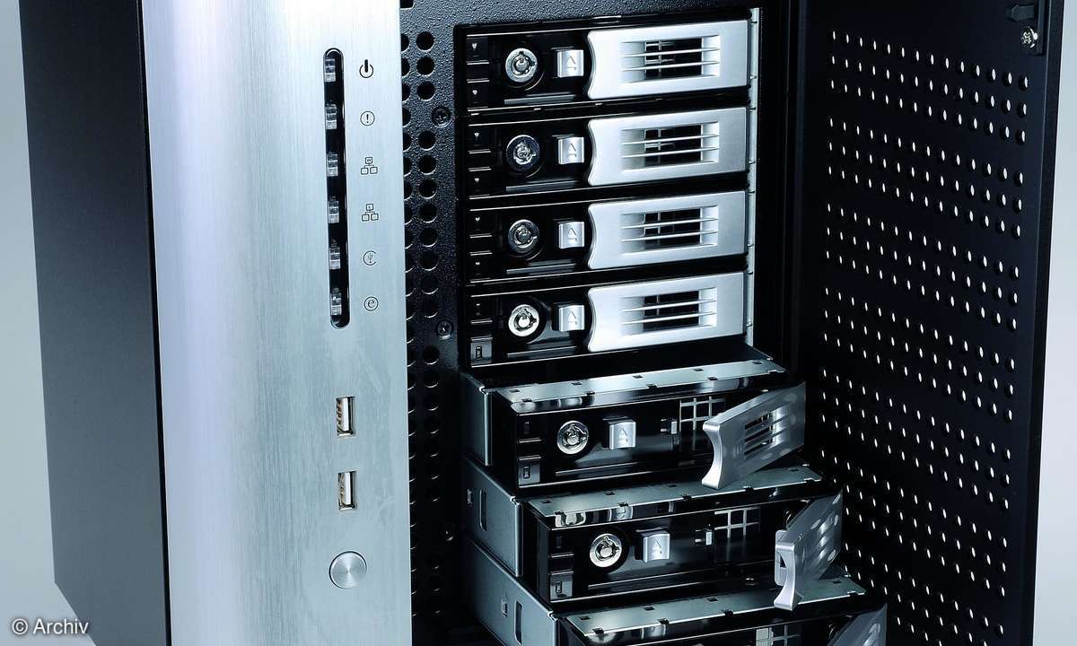 Network Attached Storage für Arbeitsgruppen